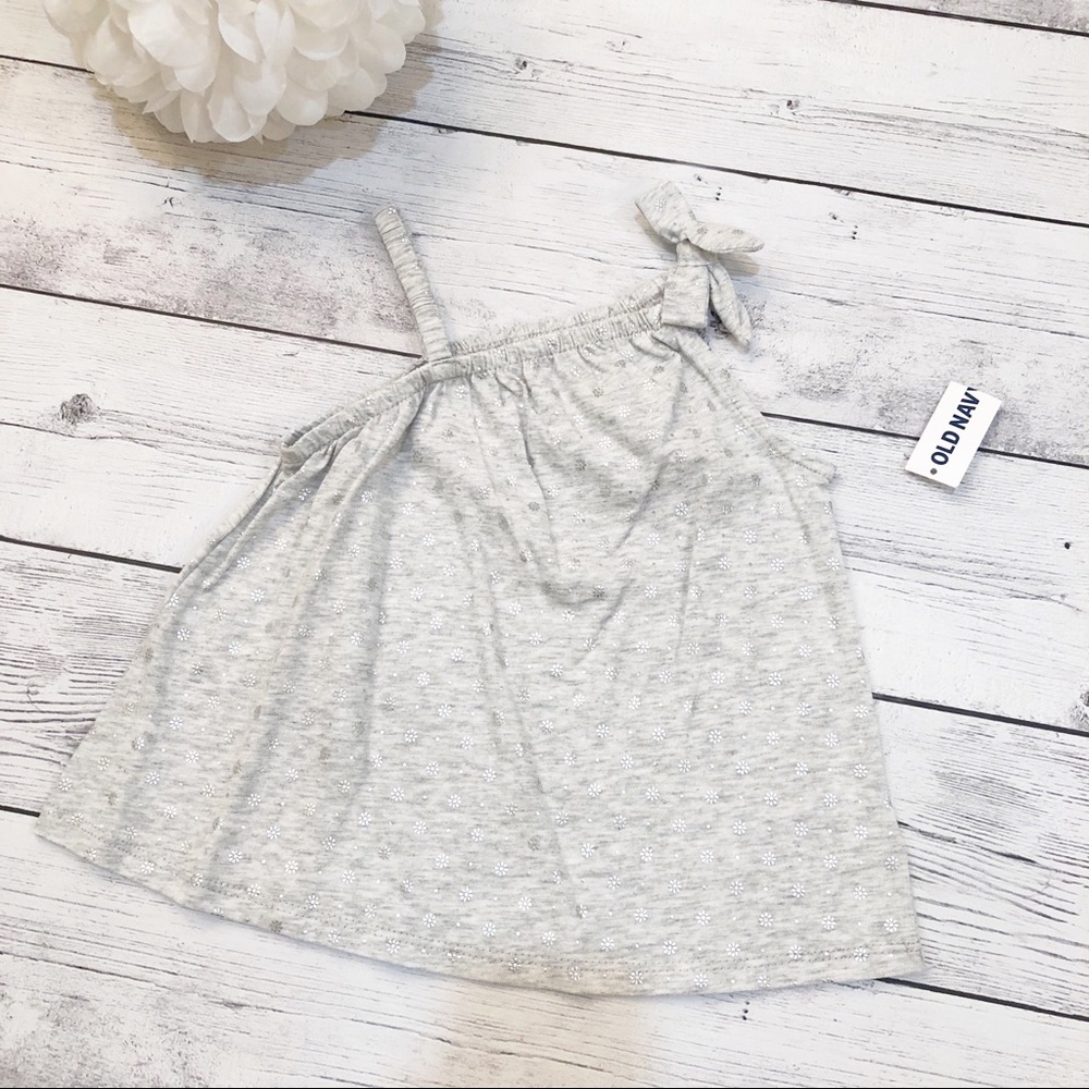 Toddler Gray Asymmetrical Top - Various Sizes
